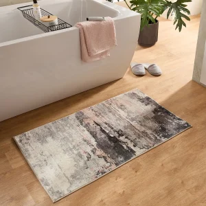 Badmat bedrukt met zachte pool 70×120 cm roze multi Ariella Badmat bedrukt met zachte pool 70×120 cm roze multi Ariella