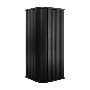 Badkamerkast, zwart, zwarte handgreep, 79 x 35,5 x 31,5 cm Badkamerkast, zwart, zwarte handgreep, 79 x 35,5 x 31,5 cm