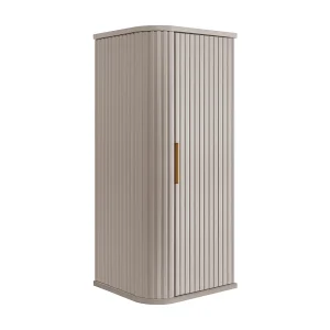 Badkamerkast, kasjmier, gouden handgreep, 79 x 35,5 x 31,5 cm Badkamerkast, kasjmier, gouden handgreep, 79 x 35,5 x 31,5 cm