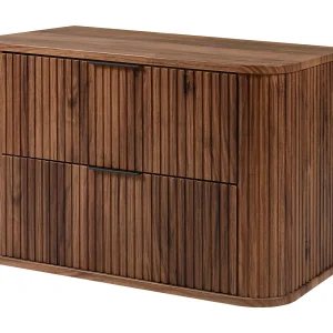 Badkamermeubel met wandmontage, walnoot eiken, 80,4 x 51,7 x 41,5 cm Badkamermeubel met wandmontage, walnoot eiken, 80,4 x 51,7 x 41,5 cm