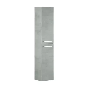Dmora Kolomkast Alexandria 25x30x150h cm Grijs Cement 2 Verstelbare Planken, Deur opent zijwaarts Dmora Kolomkast Alexandria 25x30x150h cm Grijs Cement 2 Verstelbare Planken, Deur opent zijwaarts