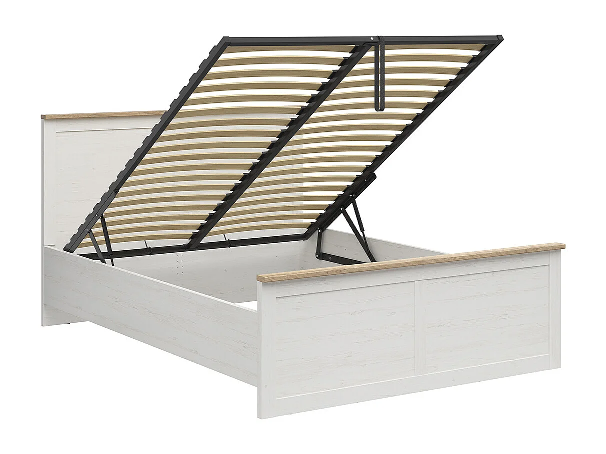 Aksel Wit 160x200 bedstee inclusief lattenbodem