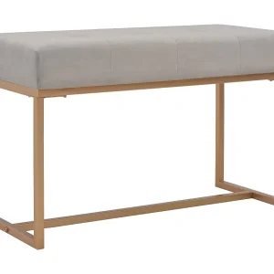 Bankje 80 cm fluweel grijs Bankje 80 cm fluweel grijs