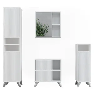 Badkamermeubelset wit 60x30x62 leano Badkamermeubelset wit 60x30x62 leano
