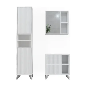 Badkamermeubelset wit 60x30x62 leano Badkamermeubelset wit 60x30x62 leano