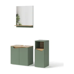 Badkamermeubelset groen/kunstzinnig 60x35x57 marelle Badkamermeubelset groen/kunstzinnig 60x35x57 marelle