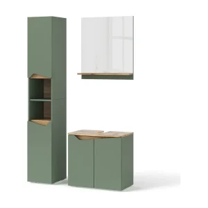 Badkamermeubelset groen/kunstzinnig 60x35x57 marelle Badkamermeubelset groen/kunstzinnig 60x35x57 marelle