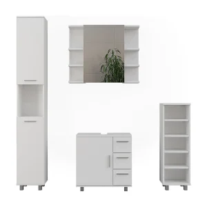 Badkamermeubelset wit 60.2x33x60.8 ilias Badkamermeubelset wit 60.2x33x60.8 ilias