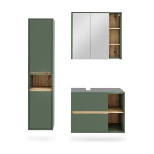 Badkamermeubelset groen/kunstzinnig 80x46x60 viola Badkamermeubelset groen/kunstzinnig 80x46x60 viola