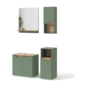 Badkamermeubelset groen/kunstzinnig 60x35x57 marelle Badkamermeubelset groen/kunstzinnig 60x35x57 marelle