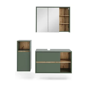 Badkamermeubelset groen/kunstzinnig 100×45.5×60 viola Badkamermeubelset groen/kunstzinnig 100×45.5×60 viola