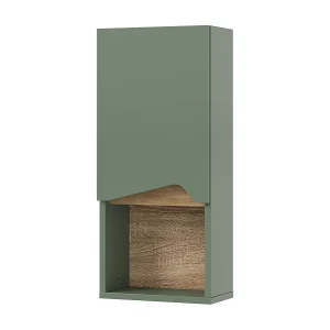 Badkamermeubel groen/kunstzinnig 30x17x67 marelle