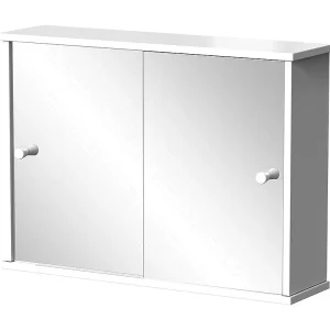 Badkamerspiegelkast wit 55x14x40 mireo Badkamerspiegelkast wit 55x14x40 mireo