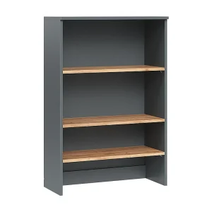 Badkamermeubel antraciet/gouden eik 68x29x100.4 viktor