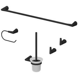 Badkameraccessoires set zwart 16×6.9×8.8 tauri Badkameraccessoires set zwart 16×6.9×8.8 tauri