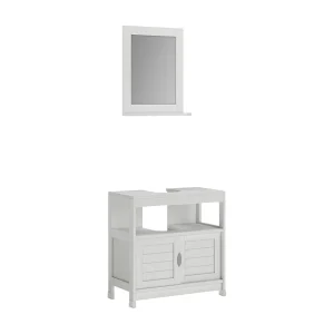 Badkamermeubelset wit 60x30x60 vilda Badkamermeubelset wit 60x30x60 vilda