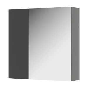 Badkamerspiegelkast antraciet 60×16.4×59.2 leopold Badkamerspiegelkast antraciet 60×16.4×59.2 leopold