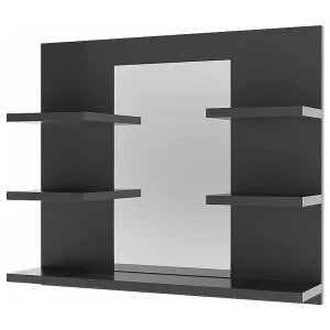 Badkamerspiegelkast antraciet 58.8×13.6×50 wilbur Badkamerspiegelkast antraciet 58.8×13.6×50 wilbur