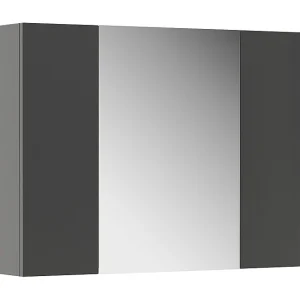 Badkamerspiegelkast antraciet 80×16.4×59.2 leopold Badkamerspiegelkast antraciet 80×16.4×59.2 leopold