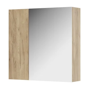 Badkamerspiegelkast krachtige eik goud 60×16.4×59.2 leopold