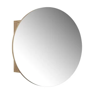 Badkamerspiegelkast krachtige eik goud 50×17.4×50 loki