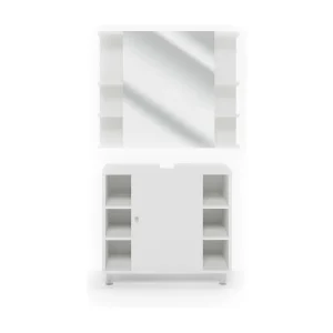 Badkamermeubel set wit 60x32x54 fynn Badkamermeubel set wit 60x32x54 fynn