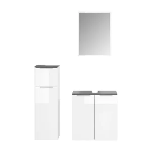 Badkamermeubel set wit 58x33x60 otis