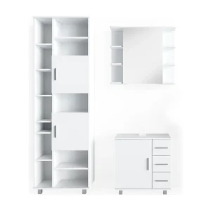 Badkamermeubel set wit 60x33x60.8 ilias Badkamermeubel set wit 60x33x60.8 ilias