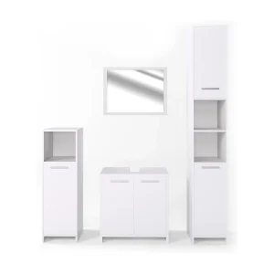 Badkamermeubel set wit 58x33x60 kiko