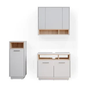 Badkamermeubel set wit 80x40x64 beatrice