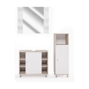Badkamermeubel set sonoma 60x32x54 fynn
