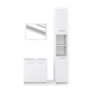 Badkamermeubel set wit 58x33x60 kiko