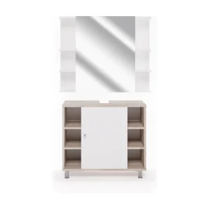 Badkamermeubel set sonoma 60x32x54 fynn