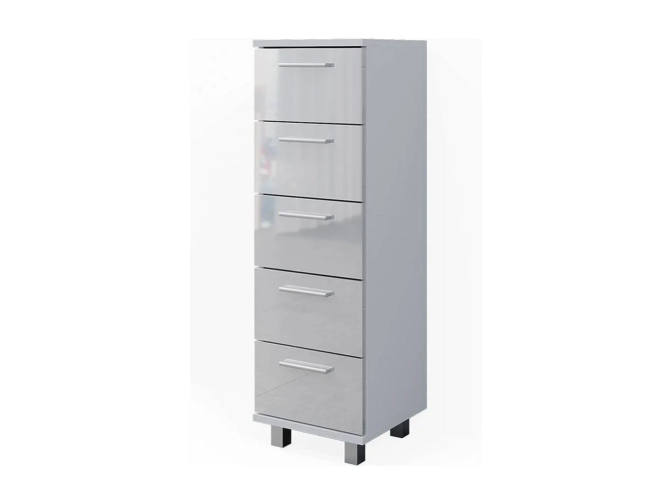 Badkamerkast wit hoogglans 30x30x95 ilias
