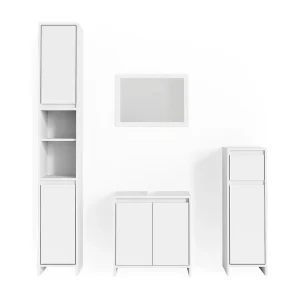 Badkamermeubel set wit 58x33x60 emma