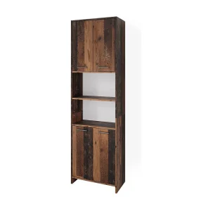 Badkamerkast eiken rustiek 56.1x30x190 maris Badkamerkast eiken rustiek 56.1x30x190 maris