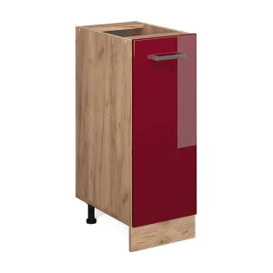 Apotheekkast rode hoogglans 30x46x81.6 r-line