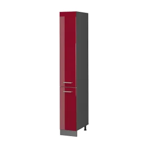 Apotheekkast rode hoogglans 30×57.2×206.8 r-line