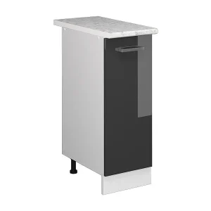 Apotheekkast antraciet hoogglans 30x60x81.6 r-line
