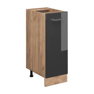 Apotheekkast antraciet hoogglans 30x46x81.6 r-line