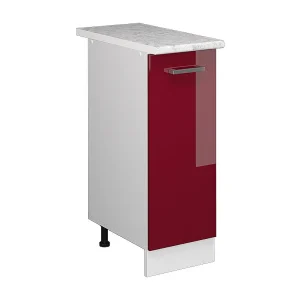 Apotheekkast rode hoogglans 30x60x81.6 r-line
