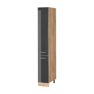 Apotheekkast antraciet hoogglans 30×57.2×206.8 r-line