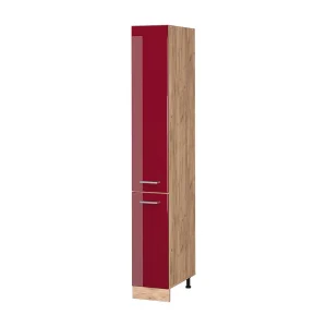 Apotheekkast rode hoogglans 30×57.2×206.8 r-line