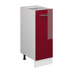 Apotheekkast rode hoogglans 30x46x81.6 r-line