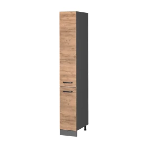 Apotheekkast krachtige eik goud 30×57.2×206.8 r-line Apotheekkast krachtige eik goud 30×57.2×206.8 r-line