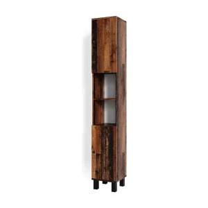 Badkamerkast eiken rustiek 30x30x190 fynn Badkamerkast eiken rustiek 30x30x190 fynn