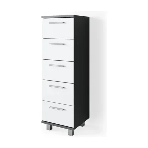 Badkamerkast antraciet 30x30x95 ilias Badkamerkast antraciet 30x30x95 ilias
