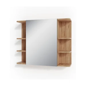 Badkamerspiegelkast krachtige eik goud 79.6×21.2×64 fynn