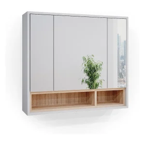 Badkamerspiegelkast wit 80x20x72 beatrice Badkamerspiegelkast wit 80x20x72 beatrice