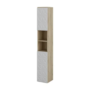 Badkamerkast wit 30x30x189.5 edge Badkamerkast wit 30x30x189.5 edge